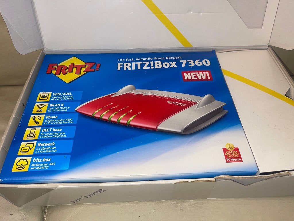 Router Gratis, Computers en Software, Ophalen, Zo goed als nieuw, Router met modem, Fritz!Box