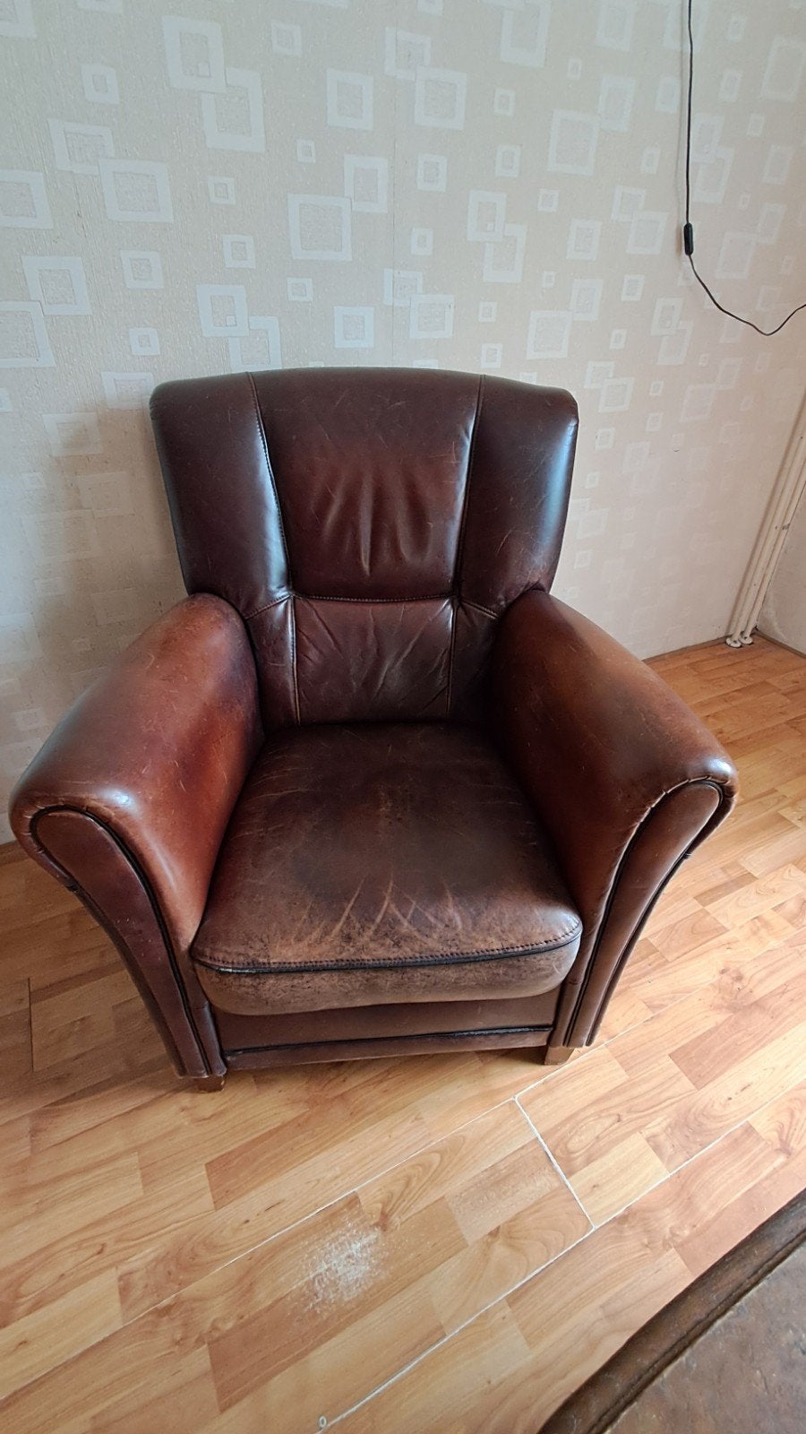 vintage stoel, Ophalen, Gebruikt, 50 tot 75 cm