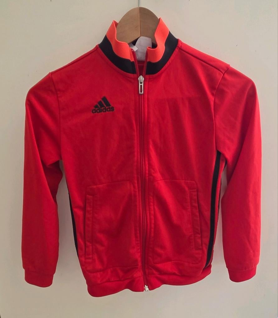 Trainingsjas Adidas maat 140, Ophalen of Verzenden, Jongen of Meisje, Sport- of Zwemkleding