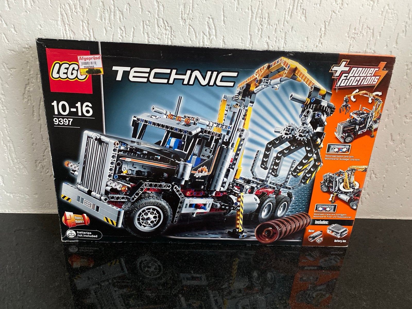 Lego Technic 9397 Houttransportwagen met Power Functions, Gebruikt, Lego Nederland BV, Lego, Ophalen of Verzenden