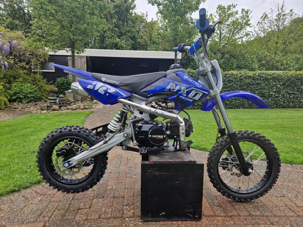 Sterke Nitro 125cc schakel crossmotor., Fietsen en Brommers, Minibikes, Midibikes en Pitbikes, Ophalen of Verzenden, Gebruikt