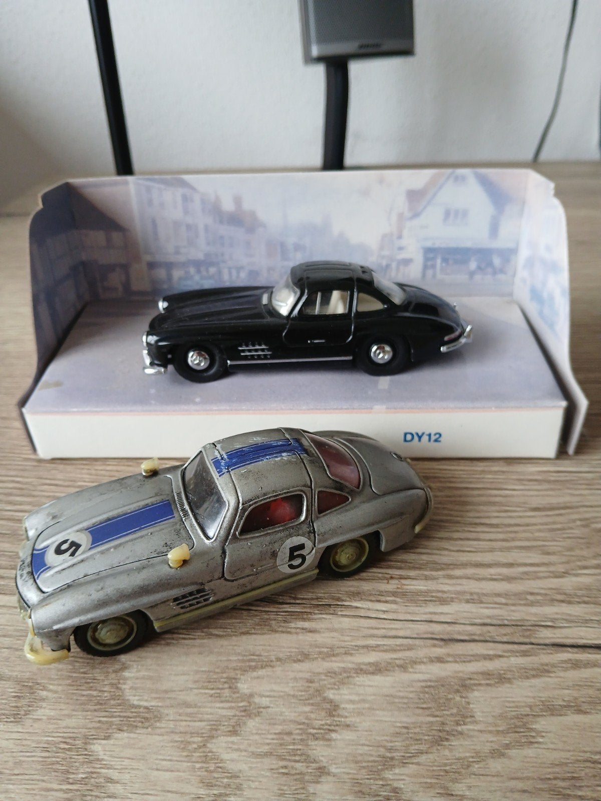 2x Merceds 300 SL, Ophalen of Verzenden, Auto, Solido