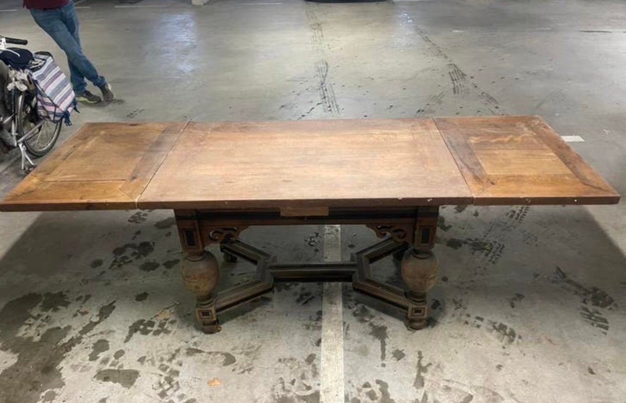 Echt Antique tafel van groot opa, Ophalen