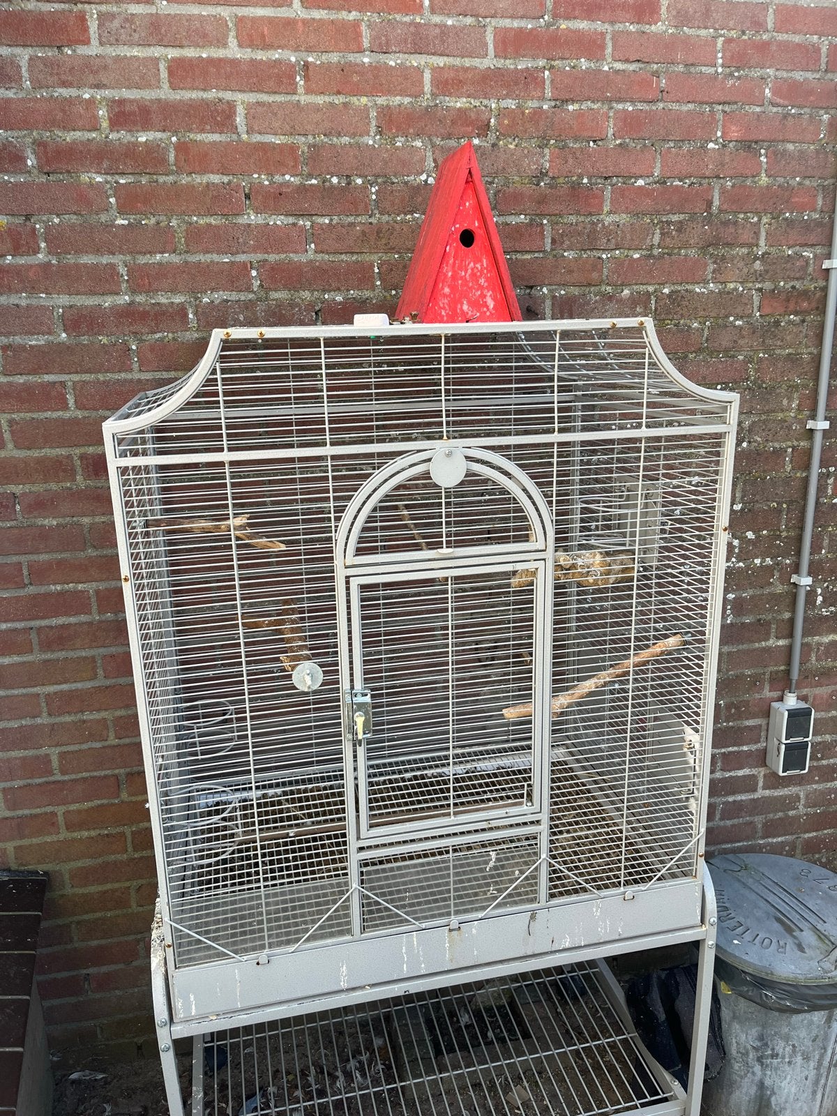 Vogelkooi te koop, Ophalen, Gebruikt, Metaal, Vogelkooi