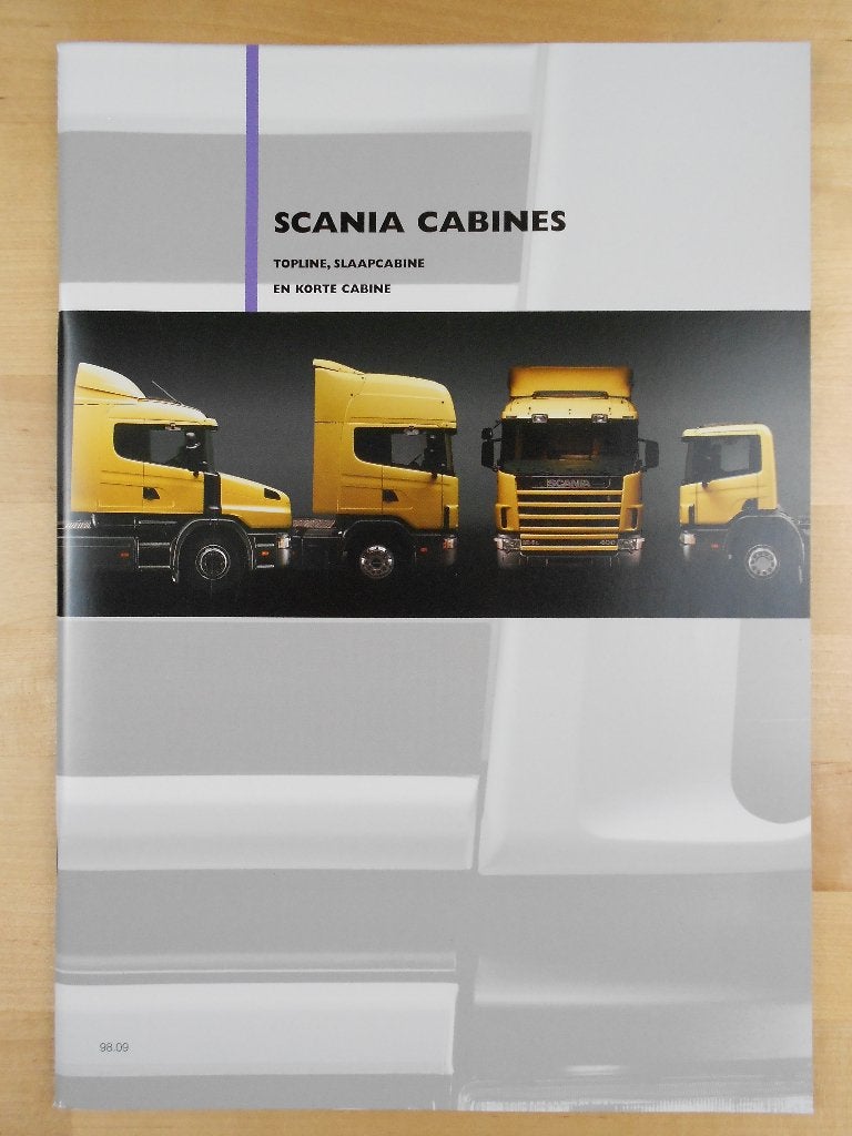 Scania Cabine Brochure 1998 – 144 124 114 94, Ophalen of Verzenden, Zo goed als nieuw, Overige merken, Scania