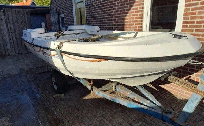 Riwa 400 River Warrior visboot/reddingboot alle inruil mogel, Watersport en Boten, Overige merken, Gebruikt, Buitenboordmotor