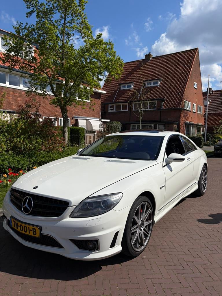 Mercedes CL63 AMG 6.3 V8 | FULL OPTION | Uniek & Zeldzaam, Auto's, Mercedes-Benz, 4 stoelen, Wit, Bedrijf, 525 pk