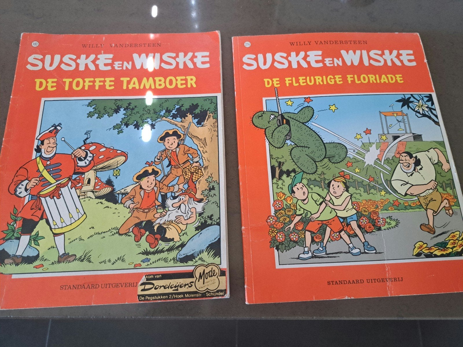 Suske en Wiske: De Tofte Tamboer & De Fleurige Floriade, Meerdere stripboeken, Ophalen of Verzenden, Gelezen, Willy Vandersteen