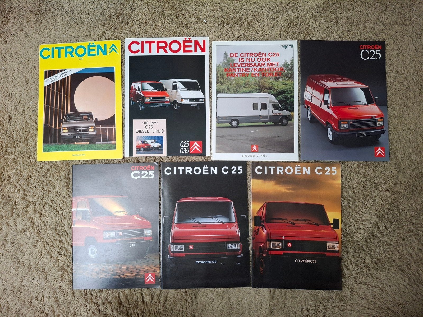 lot autofolders Citroen C25, Boeken, Verzenden, Zo goed als nieuw, Citroën