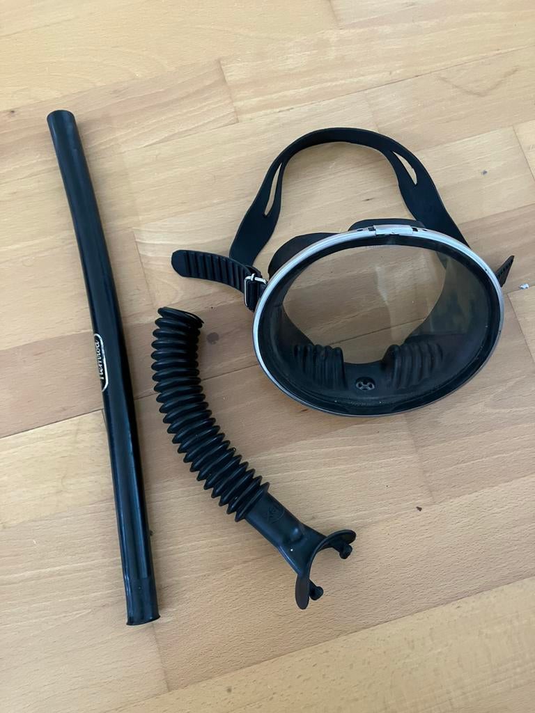 Nemrod bali duik masker vintage retro, Ophalen of Verzenden, Gebruikt, Duikbril of Snorkel