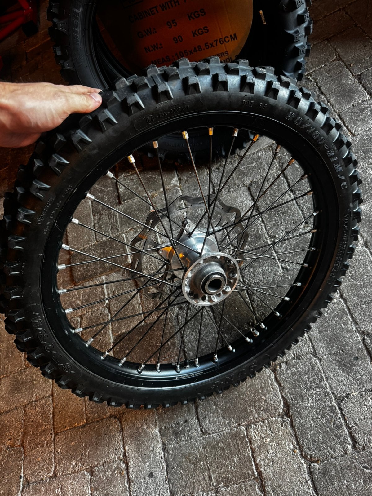 Ktm sx sxf exc voorwiel 21inch, Ophalen of Verzenden