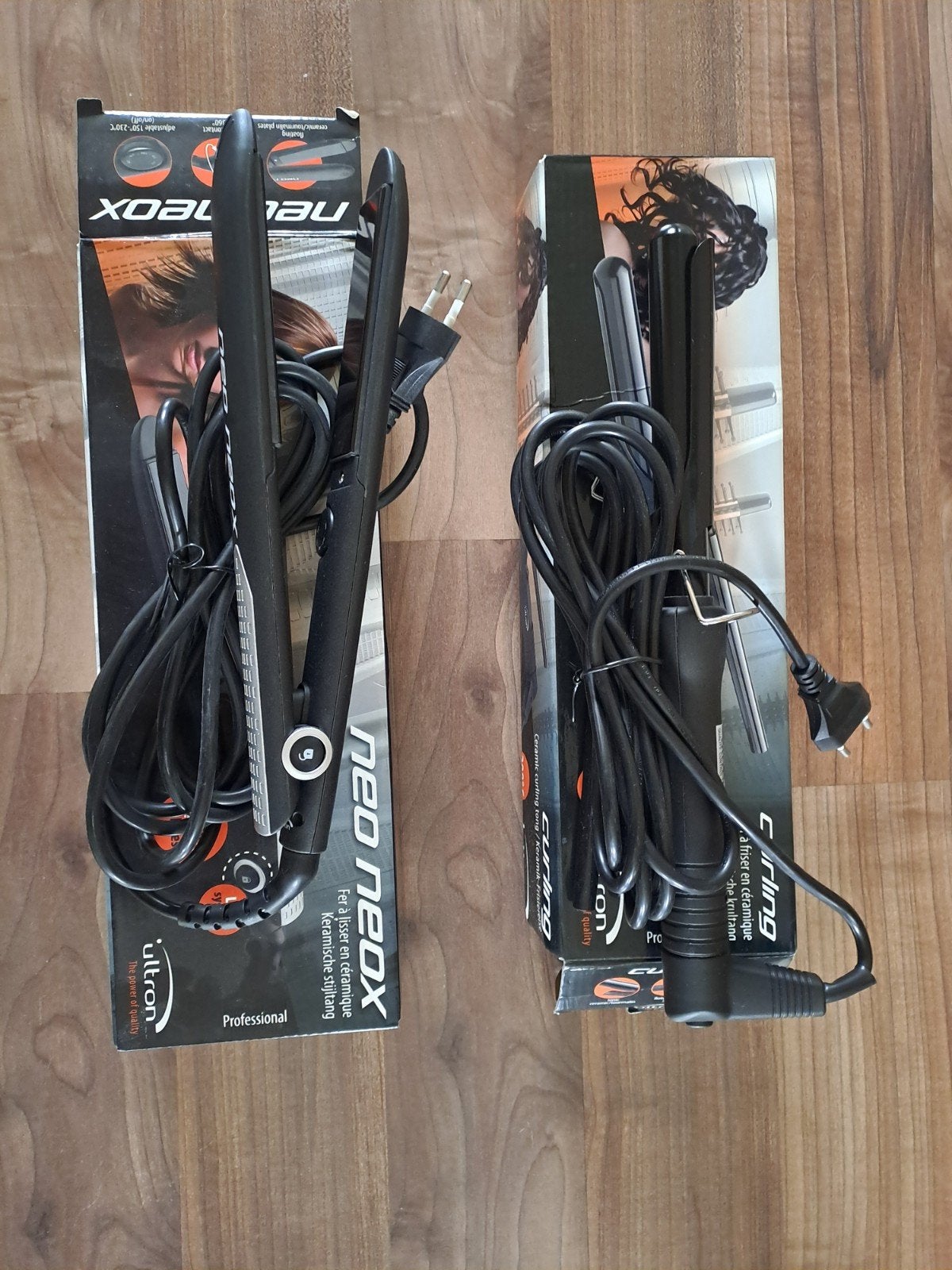 Ultron Krultang en Stijltang Set - Neo Neox & Curling, Ophalen of Verzenden, Nieuw, Haarverzorging