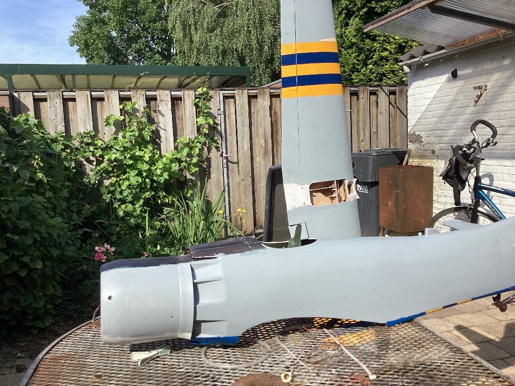 Rc modelvliegtuig, Ophalen, Niet werkend, Nitro