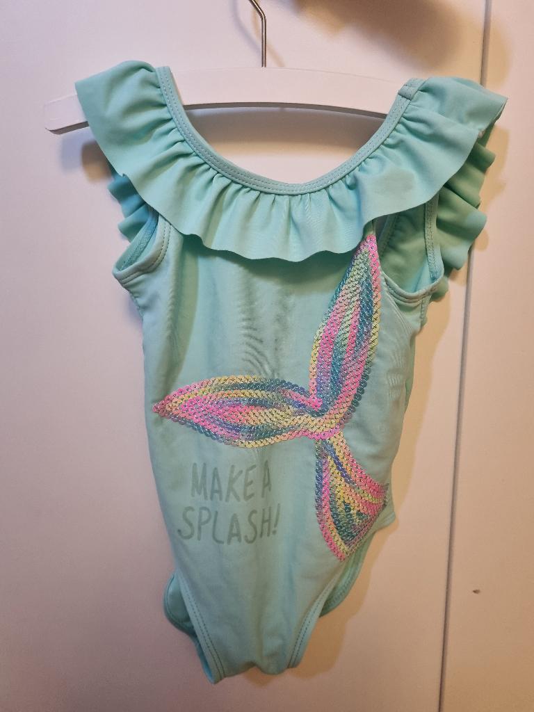 Schattige mintgroene badpak maat 98, Kinderen en Baby's, Kinderkleding | Kinder-zwemkleding, Maat 98, Meisje, Badpak, Ophalen of Verzenden