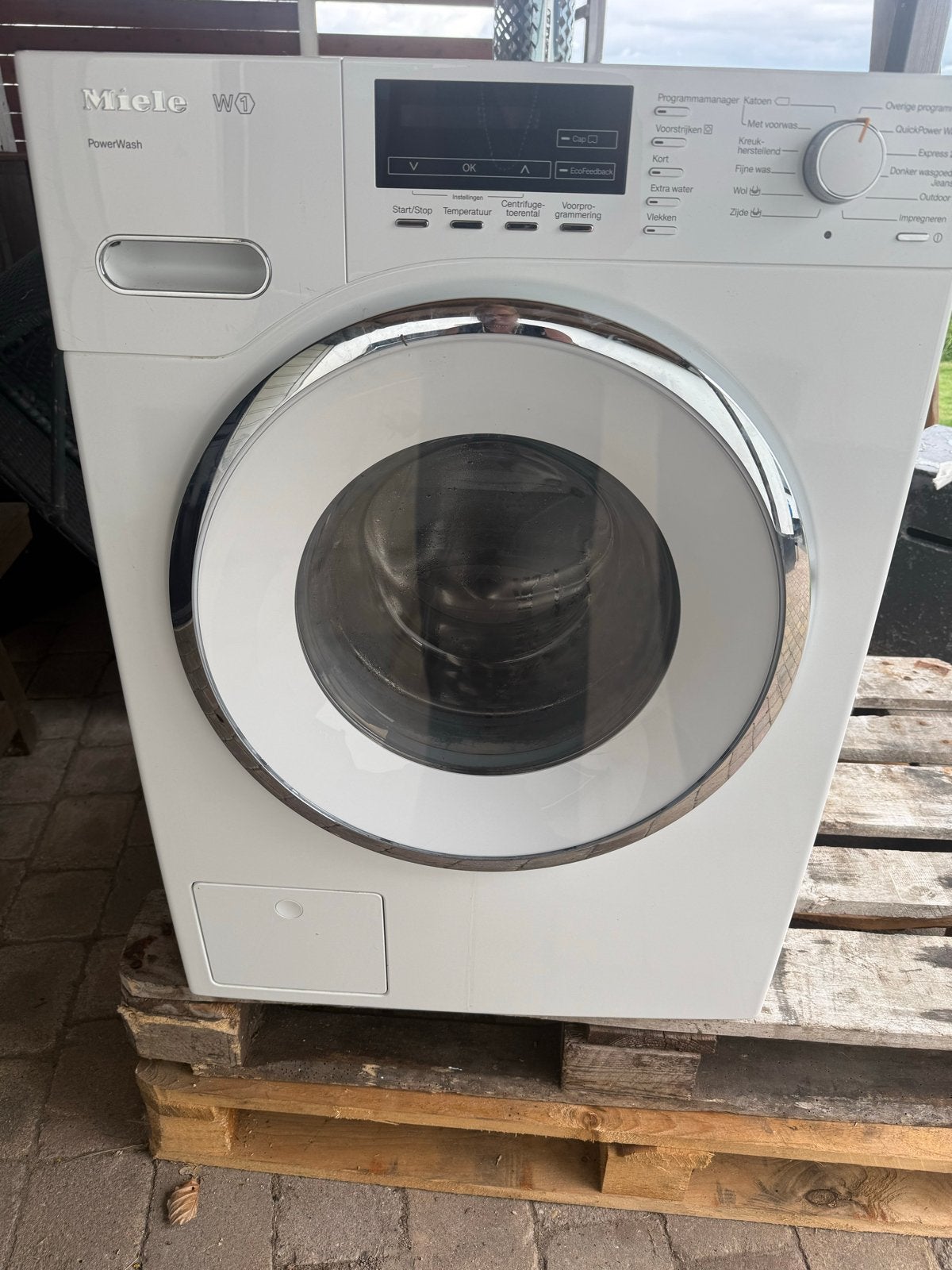 Miele Wasmachine WMF120 - (Defecte lagers?), Witgoed en Apparatuur, Wasmachines, Ophalen, 1200 tot 1600 toeren, 8 tot 10 kg, Voorlader
