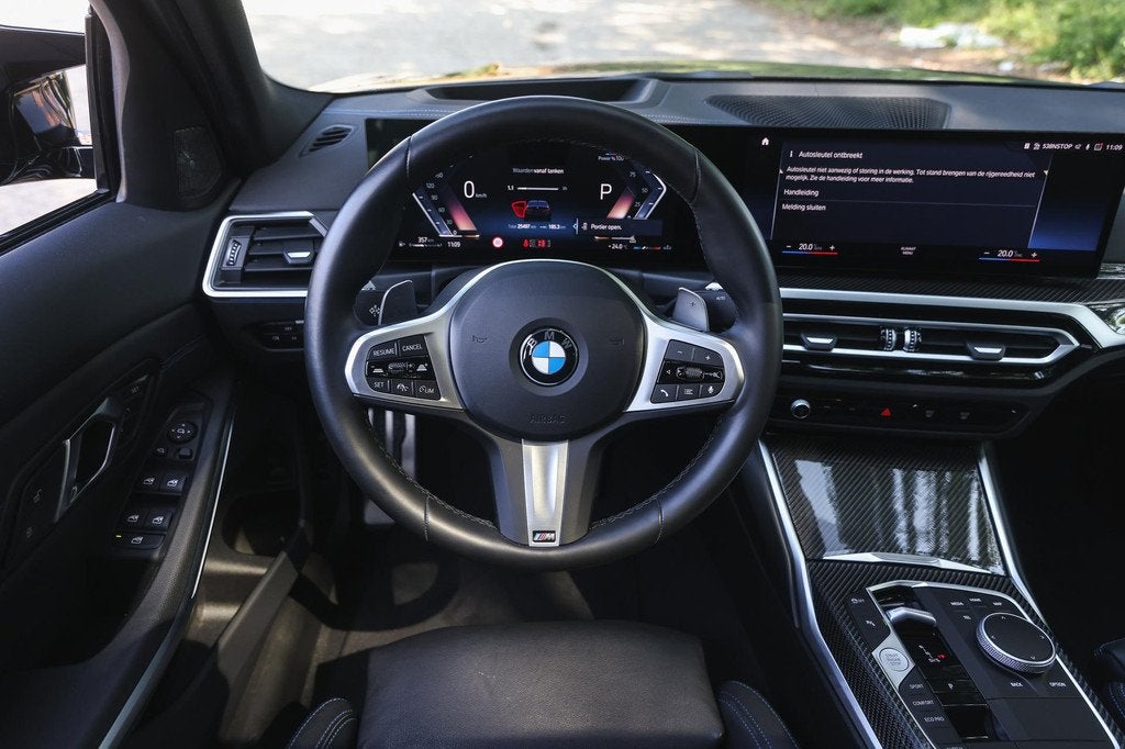 BMW 3 Serie M340d xDrive Automaat / M Sportstoelen / Achteru, Euro 6, 2993 cc, Met garantie (alle), Leder
