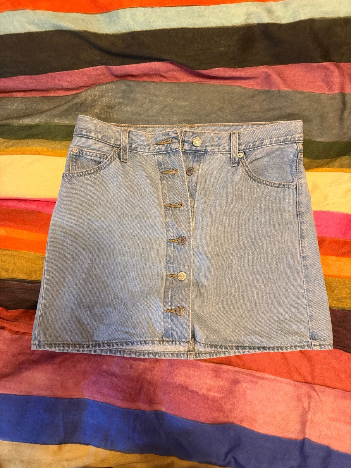 Levi's Premium spijkerrok - Maat 38, Kleding | Dames, Maat 38/40 (M), Blauw, Ophalen of Verzenden, Zo goed als nieuw