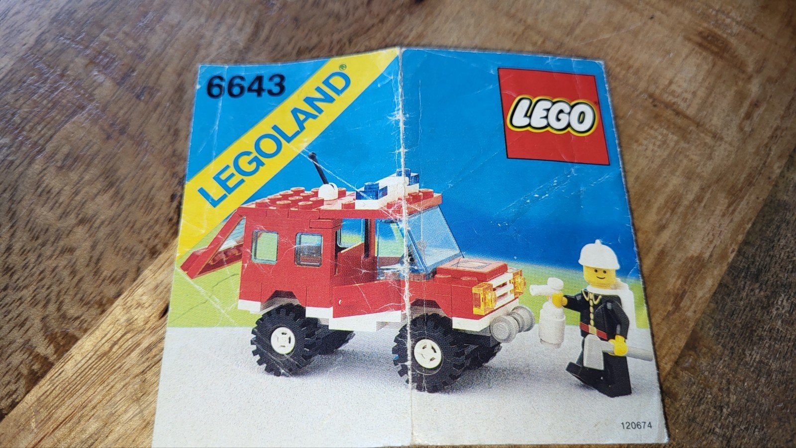 Lego City en Legoland brandweerwagens met instructies 3 sets, Ophalen of Verzenden, Gebruikt