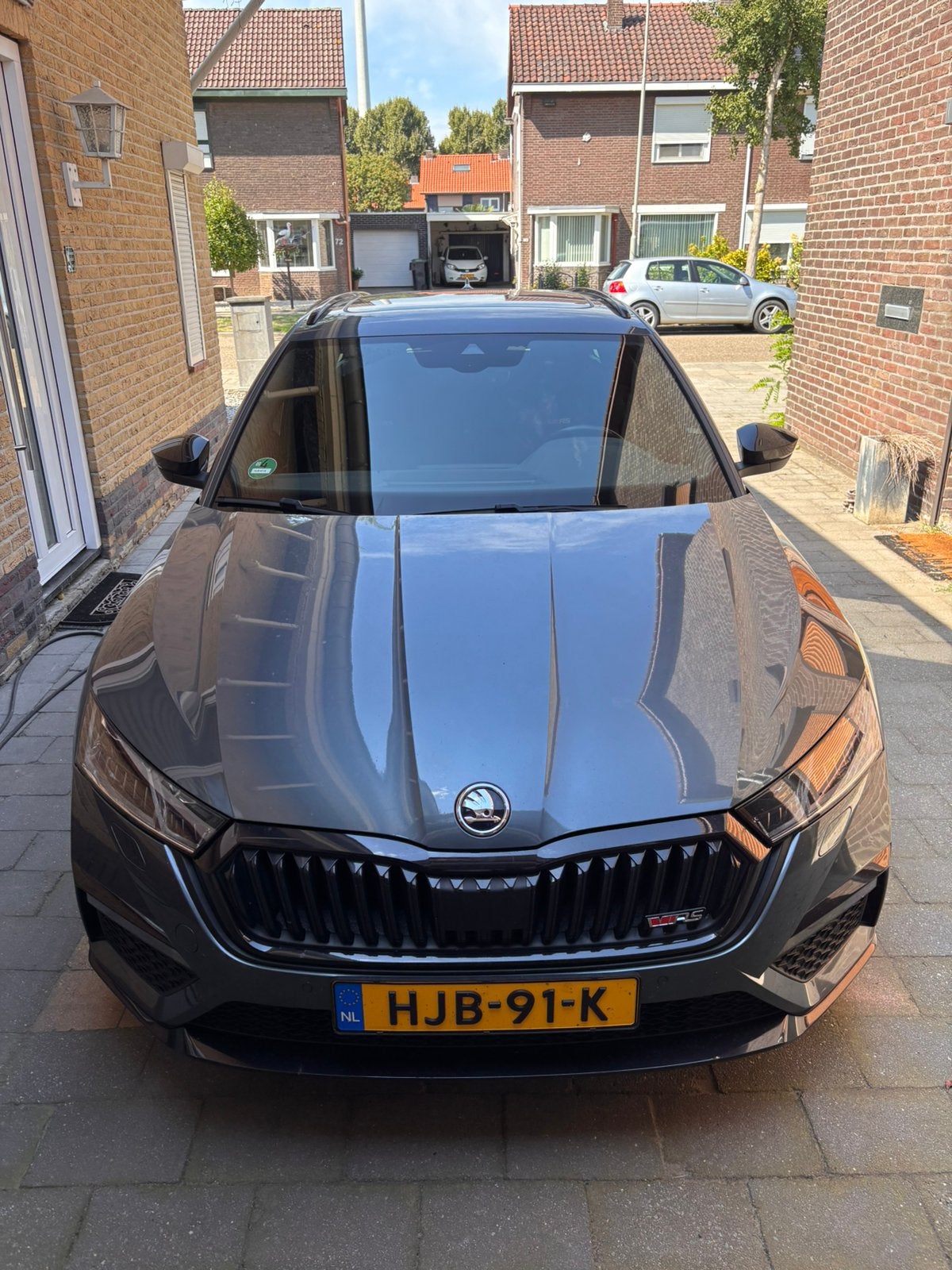 Skoda Octavia iV RS 245pk Phev DSG 2021 Grijs, Auto's, Zwart, 4 cilinders, Dealer onderhouden, Te koop