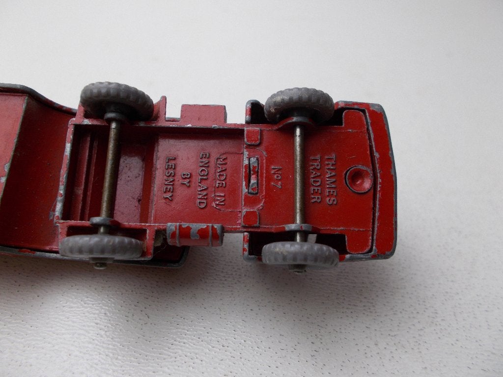 1960 Lesney Majorpack No 8 THORNYCROFT TANKER +THAMES TRUCK, Ophalen of Verzenden, Gebruikt, Bus of Vrachtwagen, Lesney
