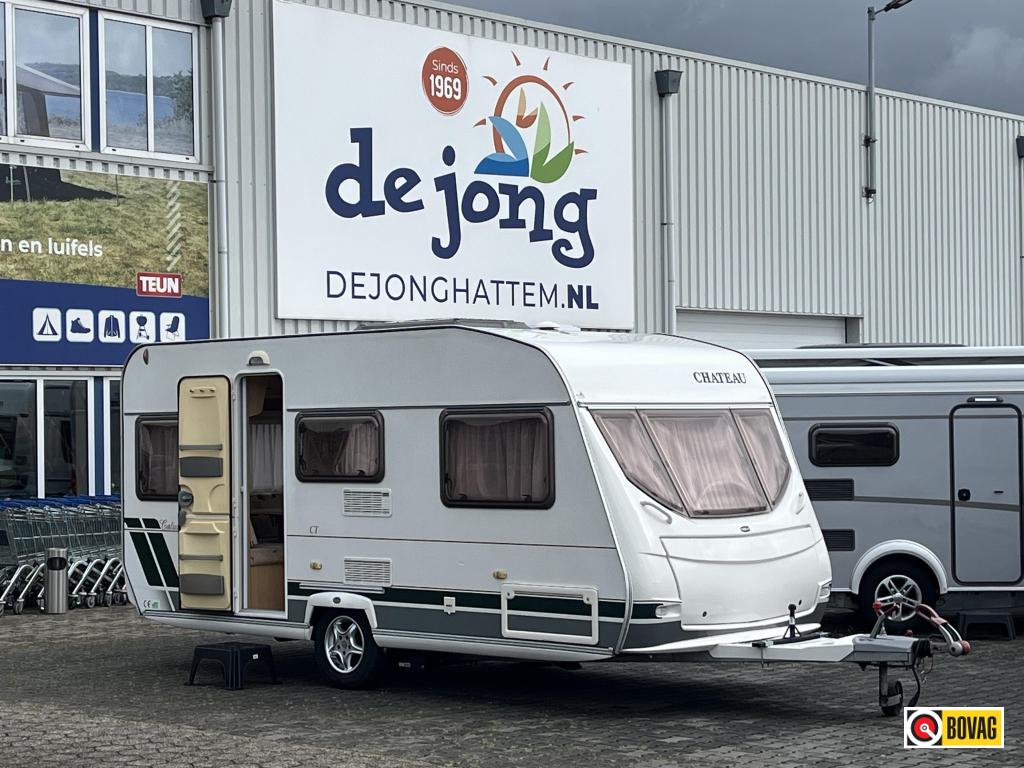 Chateau Calista 440 CT - Mover - Voortent -, Caravans en Kamperen, Caravans, Schokbreker, Chateau, Rondzit, Bedrijf
