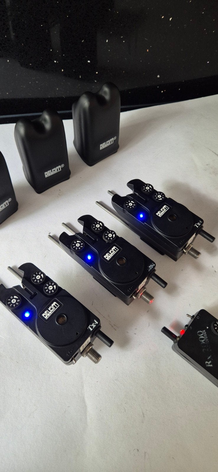 3 + 1 Delkim std Txi set!!!.(blauw) + snag ears, Watersport en Boten, Ophalen of Verzenden, Zo goed als nieuw, Overige typen