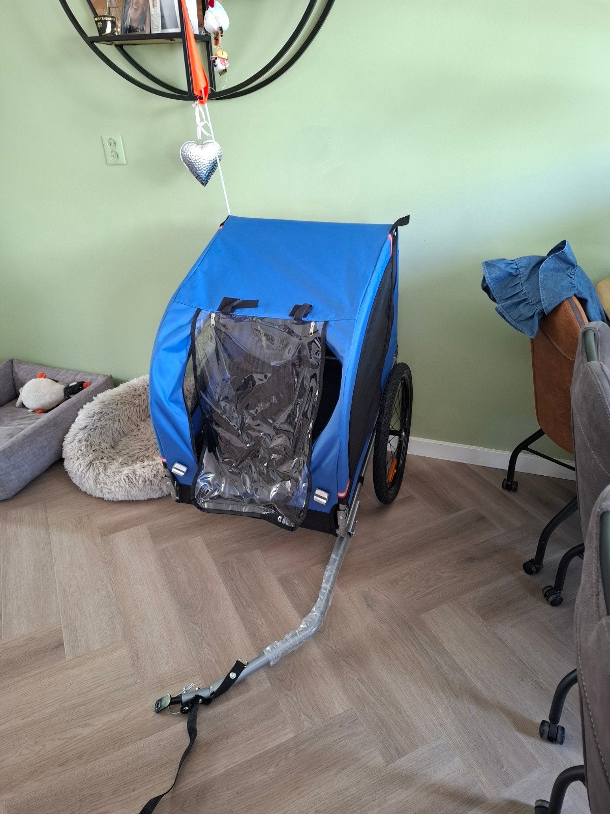 Nieuwe Fietskar voor Honden - Blauw, Ophalen, Nieuw, Kinderkar, 40 tot 60 kg