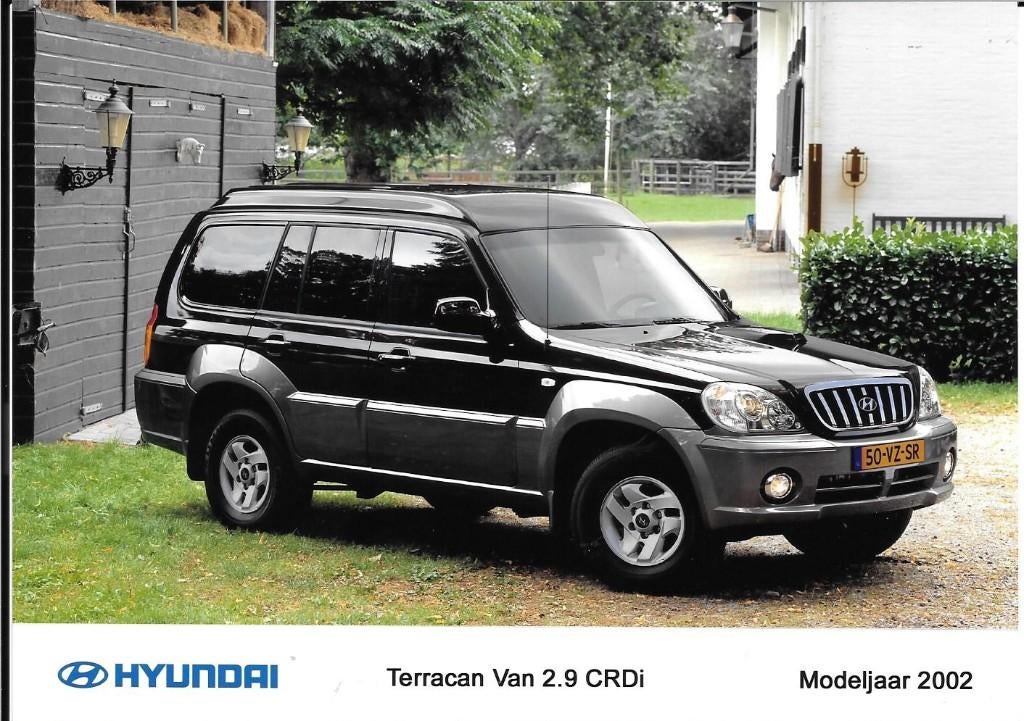 2 persfoto's Hyundai Terracan Van 2.9 CRDI, 2002, Ophalen of Verzenden, Nieuw, Overige merken