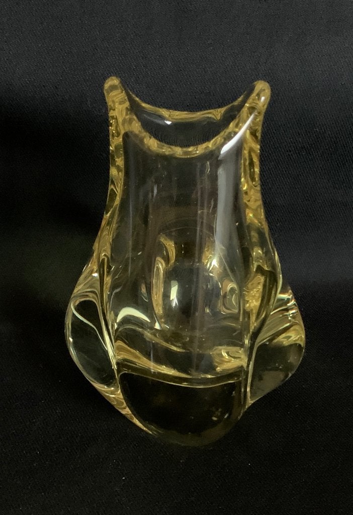 Val Saint lambert glazen vaasje, Antiek en Kunst, Ophalen of Verzenden