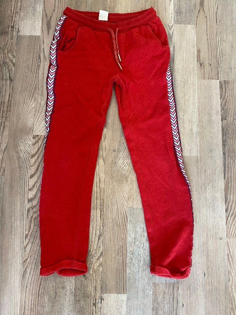 Hema rood meisje jog broek, maat:122/128, Broek, Meisje, Ophalen of Verzenden, Zo goed als nieuw