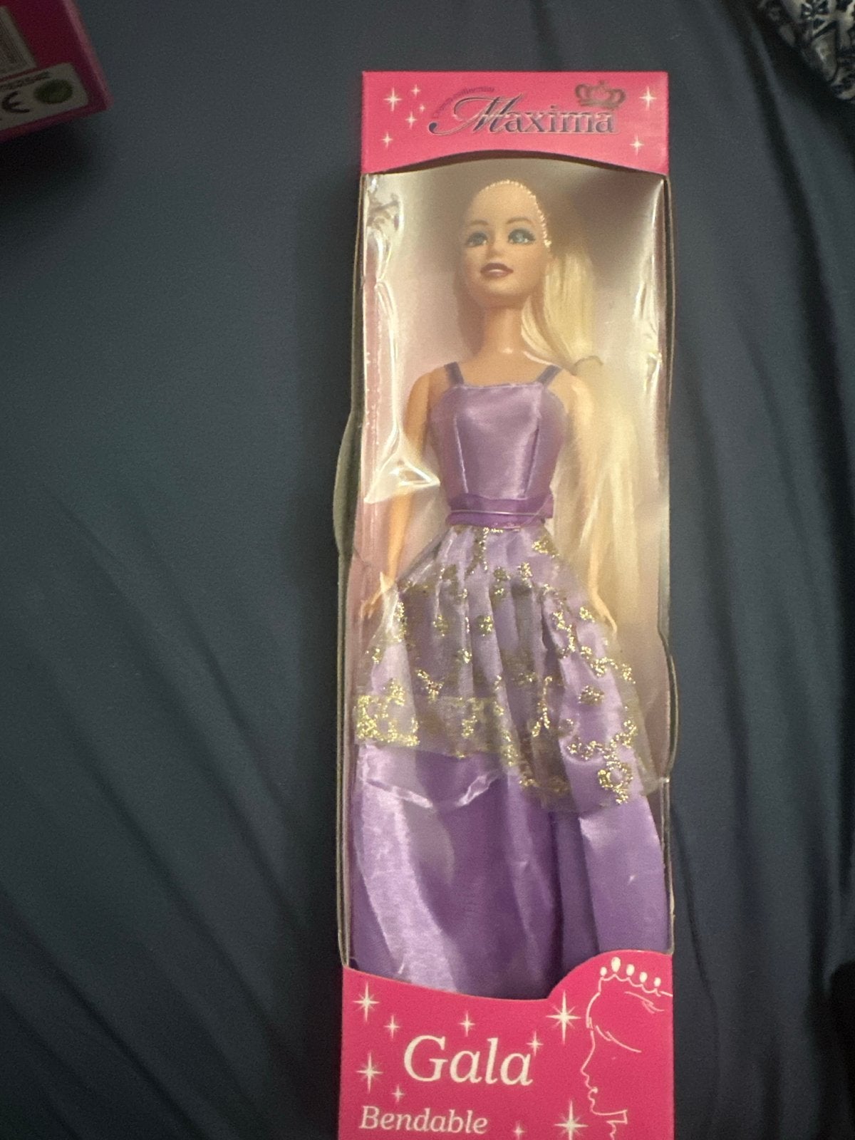 Nieuwe Maxima Gala Barbie pop in paarse jurk, Ophalen, Nieuw, Barbie