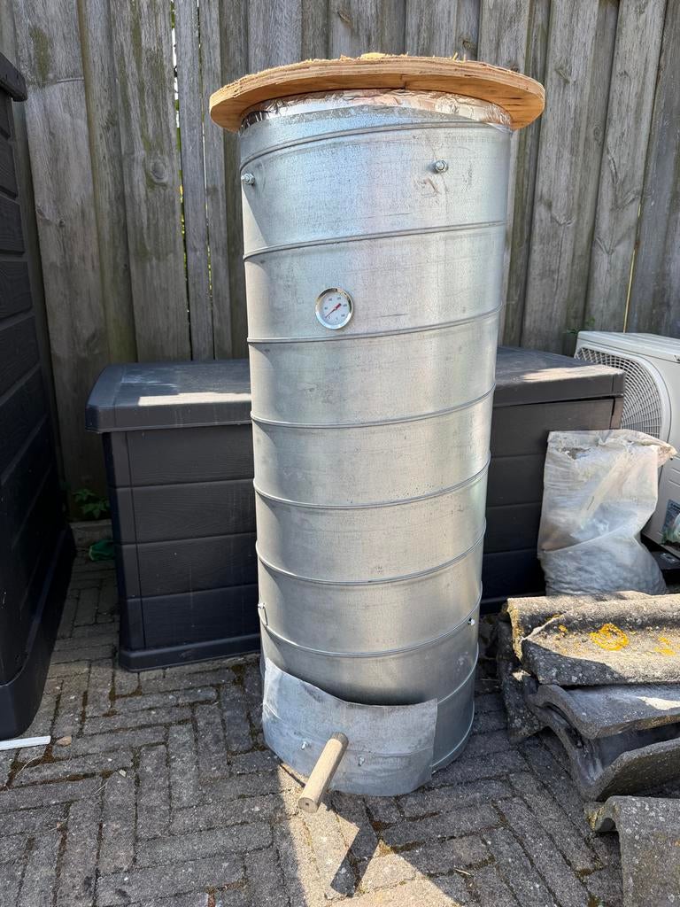 Rookoven 40x100cm met thermometer - Zo goed als nieuw, Ophalen, Zo goed als nieuw
