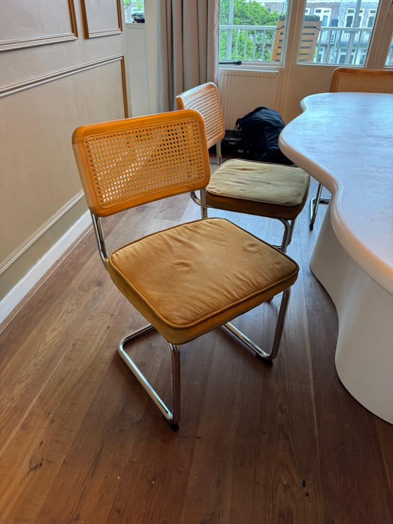 Modern Retro Dining Chairs (set of 5), Overige materialen, Gebruikt, Overige kleuren, Ophalen of Verzenden