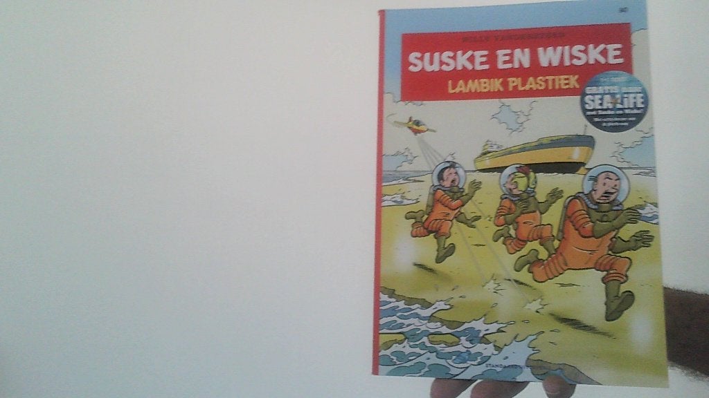 suske en wiske nr 347 lambik plastiek  eerste druk 2019, Eén stripboek, Ophalen of Verzenden, Zo goed als nieuw