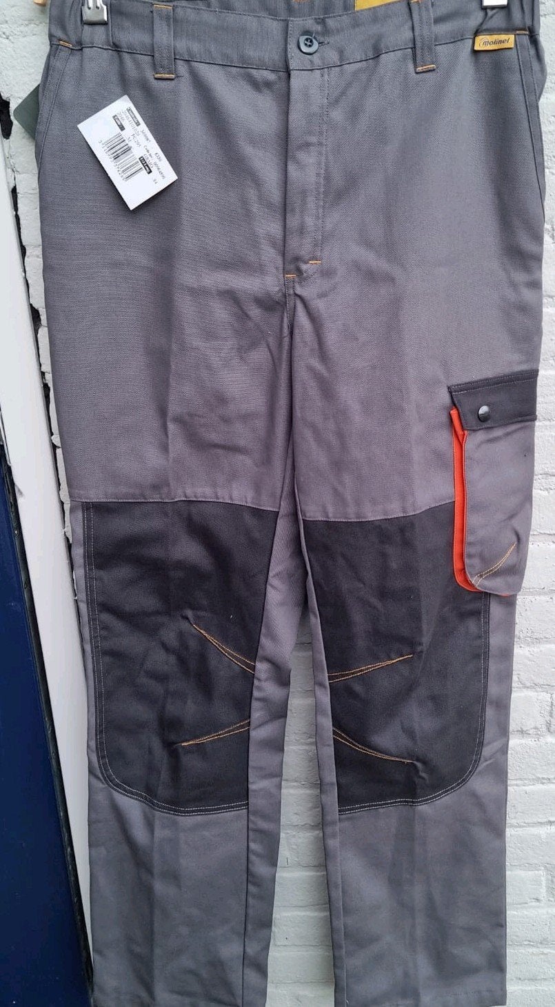 Grijze werkbroek maat M, Tuin en Terras, Werkkleding, Ophalen of Verzenden, Nieuw, Kinderen, Broek