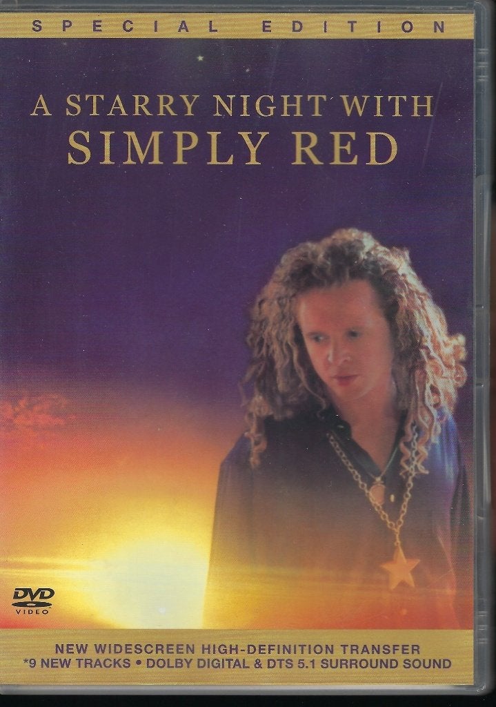 SIMPLY RED (1992) - A Starry Night with Simply Red [CONCERT], Cd's en Dvd's, Alle leeftijden, Ophalen of Verzenden, Zo goed als nieuw
