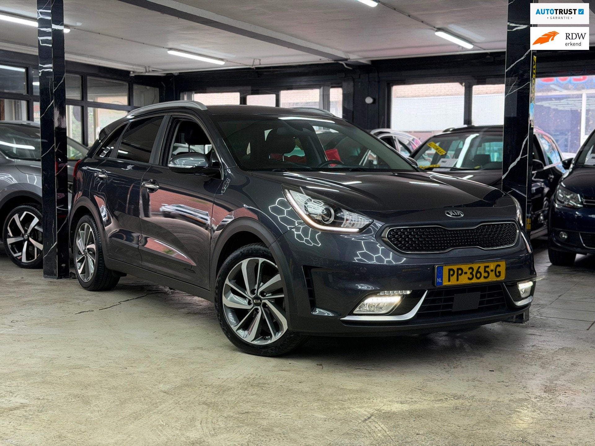 Kia Niro 1.6 GDi Hybrid SportsLine Vol opties, Auto's, Kia, Gebruikt, Euro 6, 23 km/l, SUV of Terreinwagen