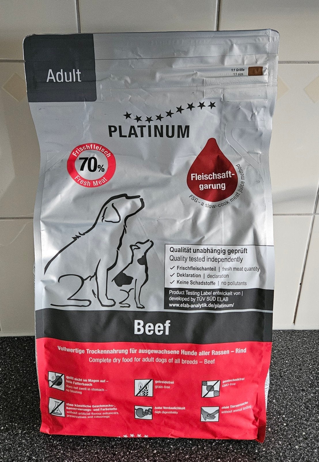 Platinum Hondenbrokken Rund, 5 kg, nieuw!, Dieren en Toebehoren, Dierenvoeding, Ophalen of Verzenden, Hond