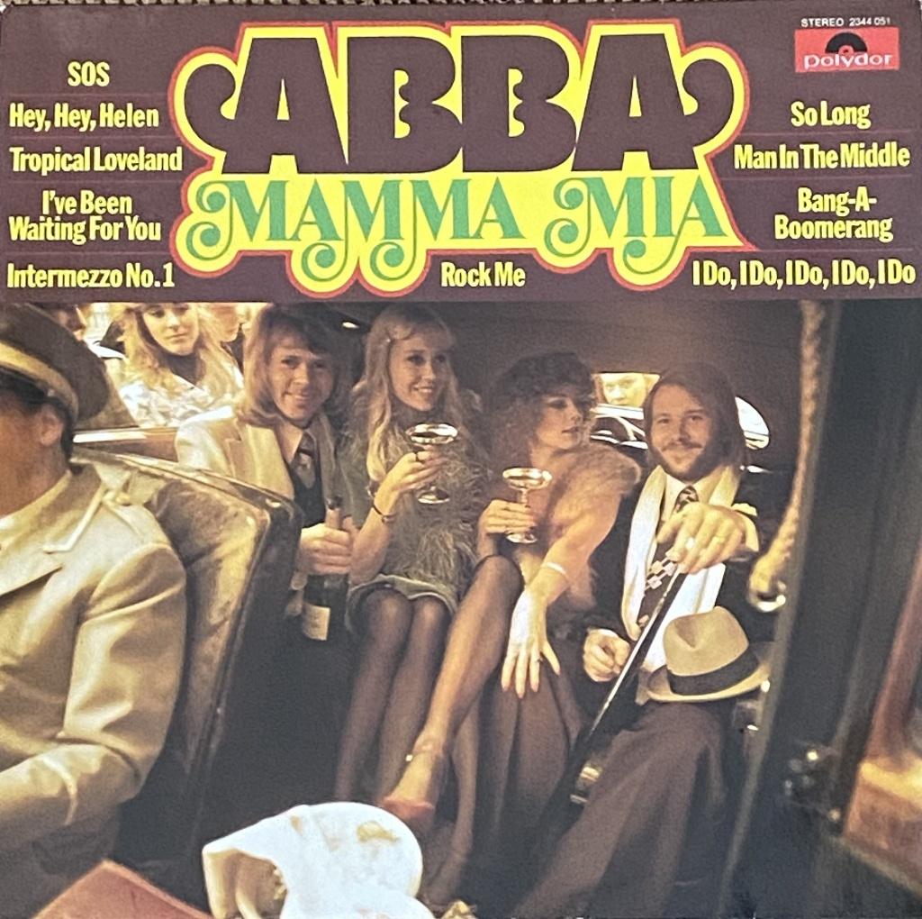ABBA - MAMMA MIA @1975, Inclusief binnenhoes, Ophalen of Verzenden, 12 inch, 1970 - 1979