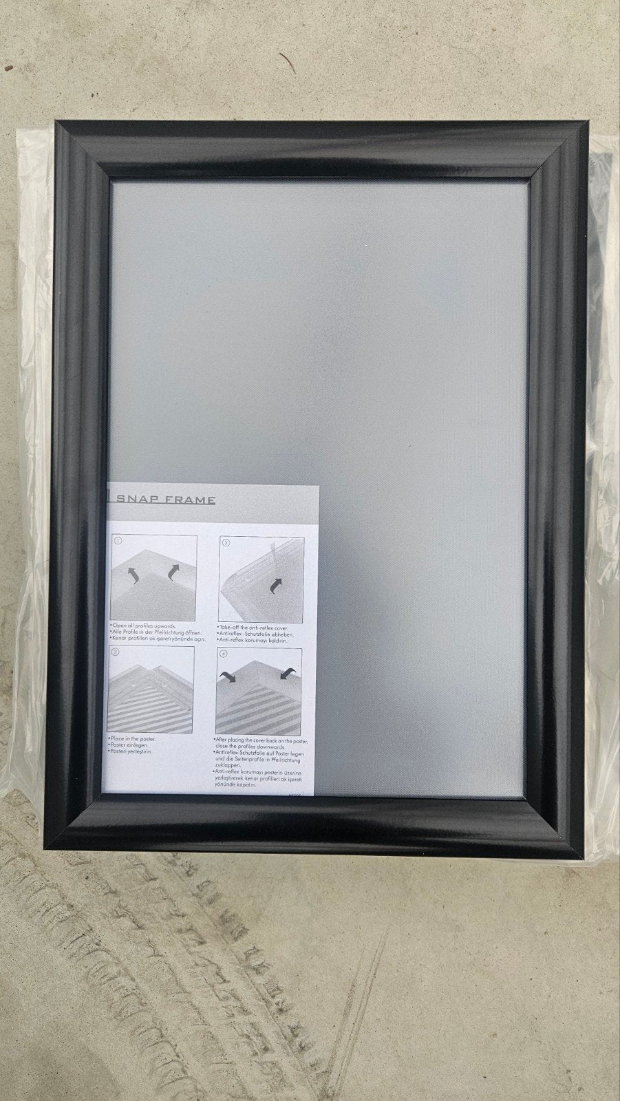 10x A4 Snap Frame Clicklijst - Zwart, Ophalen of Verzenden