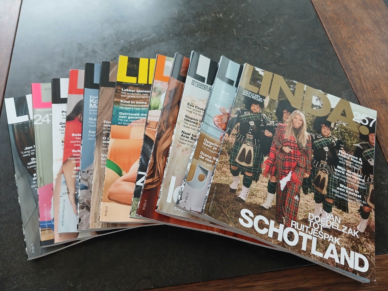 Jaargang 2025 LINDA (12 stuks), Boeken, Ophalen, Zo goed als nieuw, Damesbladen