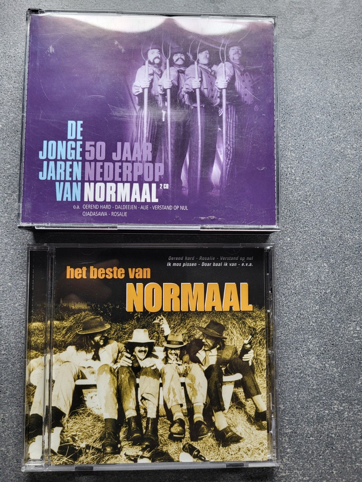 2x cd Normaal, 1x 50 jaar ,verzamel, Ophalen of Verzenden