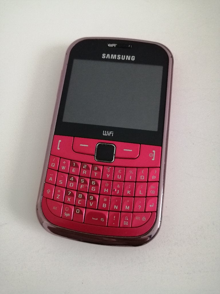 WEG=WEG!!! ROOD VINTAGE SAMSUNG QWERTY CHAT WIFI MOBIELTJE, Ophalen of Verzenden, Gebruikt, Minder dan 3 megapixel, Klassiek of Candybar