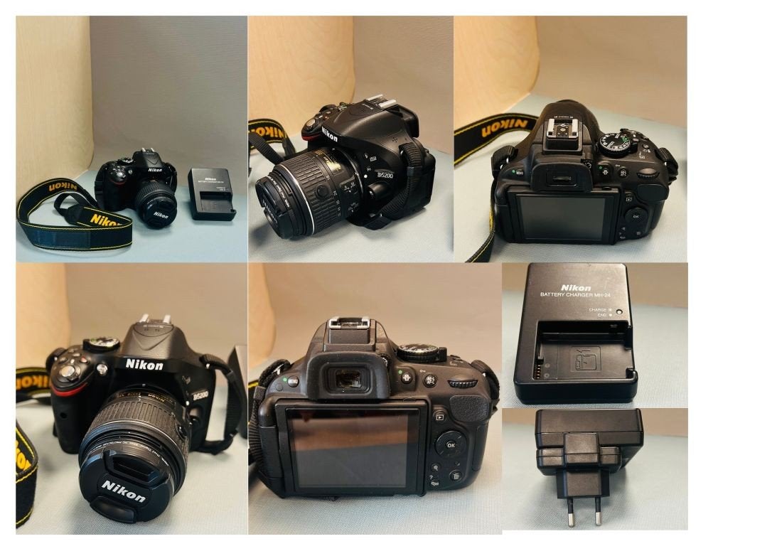 Nikon D5200 Spiegelreflexcamera met 18-55mm lens, Ophalen, Spiegelreflex, Zo goed als nieuw, Nikon