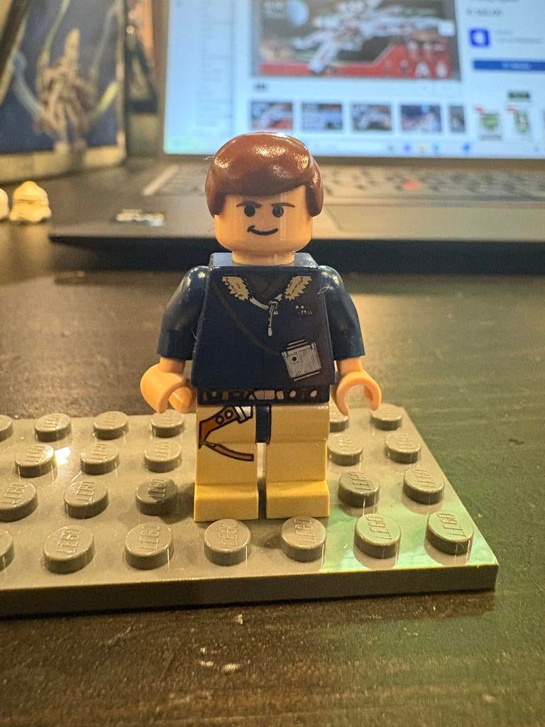 Lego Star Wars Han Solo Minifiguur, Ophalen of Verzenden, Zo goed als nieuw, Losse stenen, Lego
