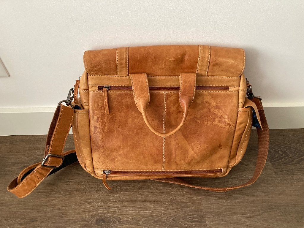 Leren tas, Ophalen of Verzenden, Nieuw, Zwart