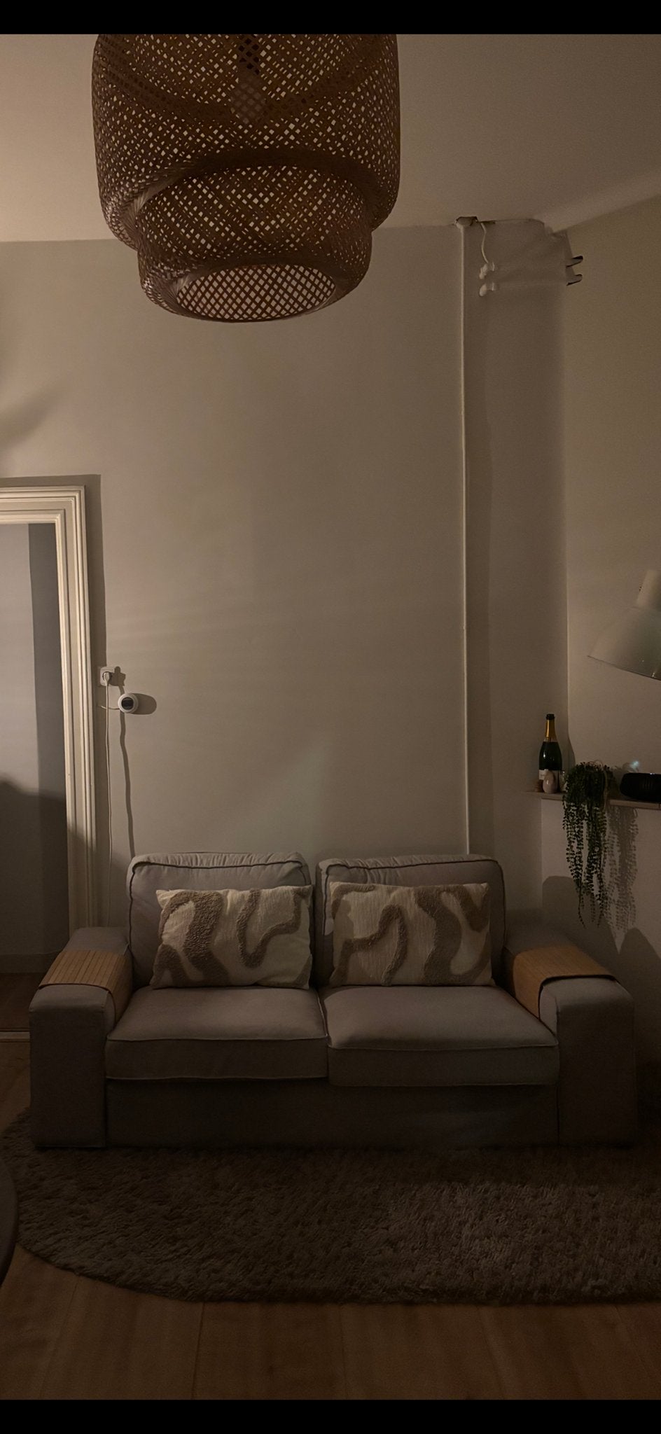 Hoes voor IKEA KIVIK 2-zitsbank - Licht Grijs, Ophalen, Gebruikt, 150 tot 200 cm, Tweepersoons