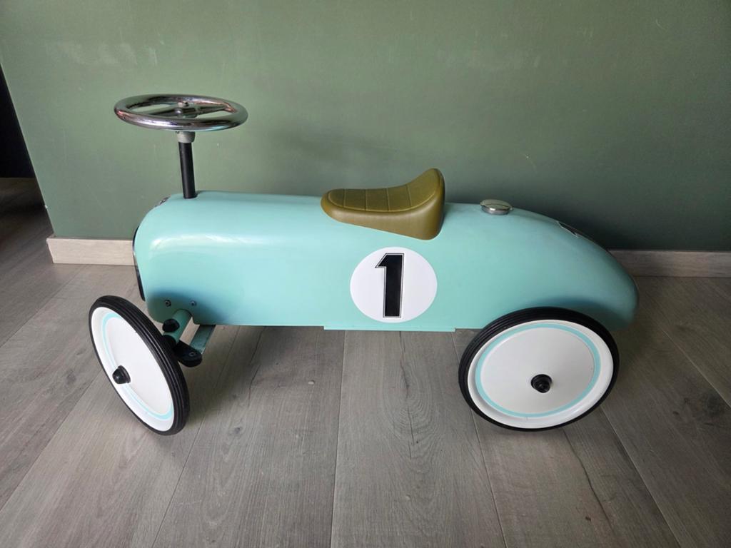 Retro roller loopauto, Ophalen, Gebruikt