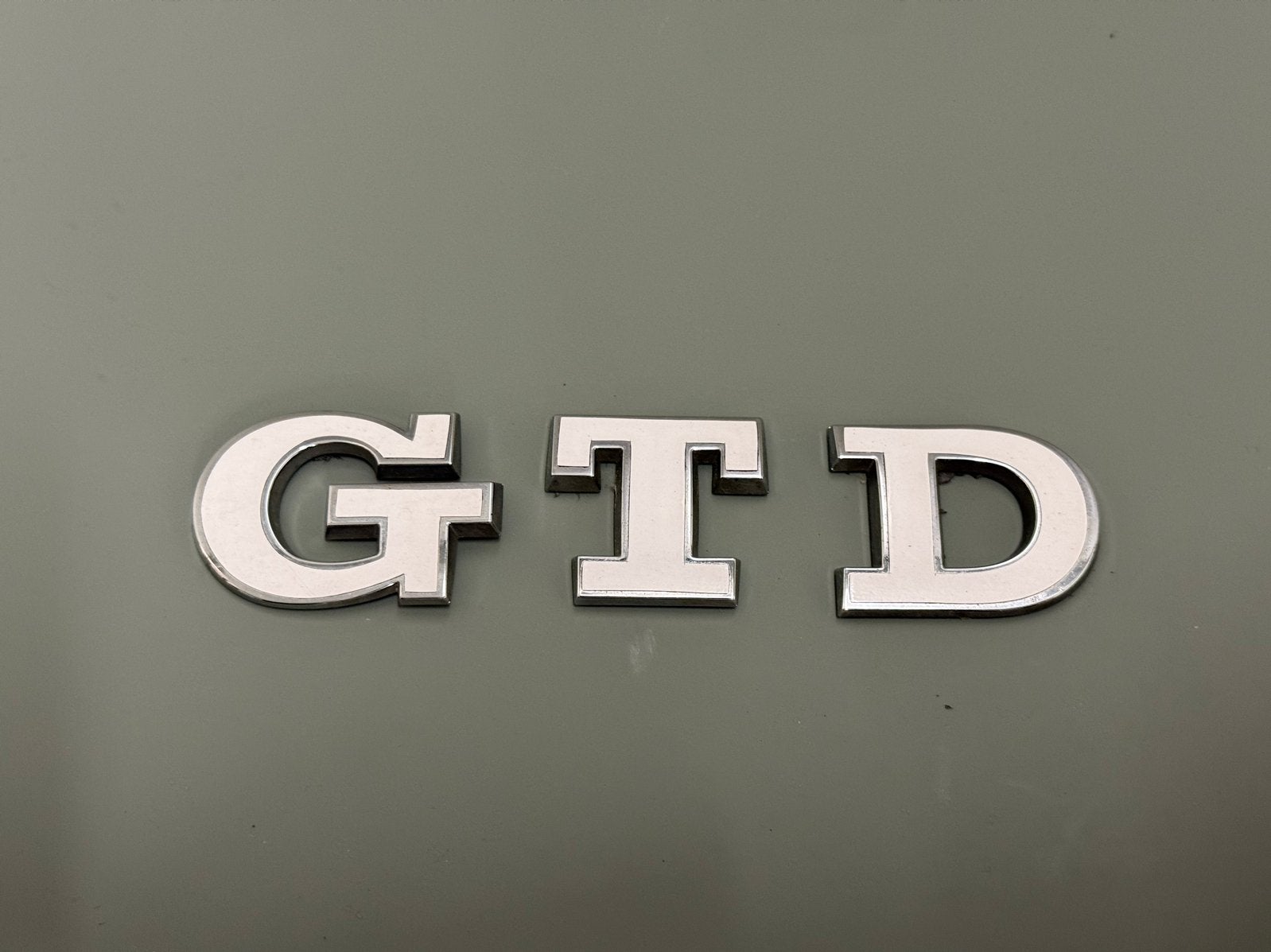 Volkswagen GTD logo voor bv achterklep, Ophalen of Verzenden, Gebruikt
