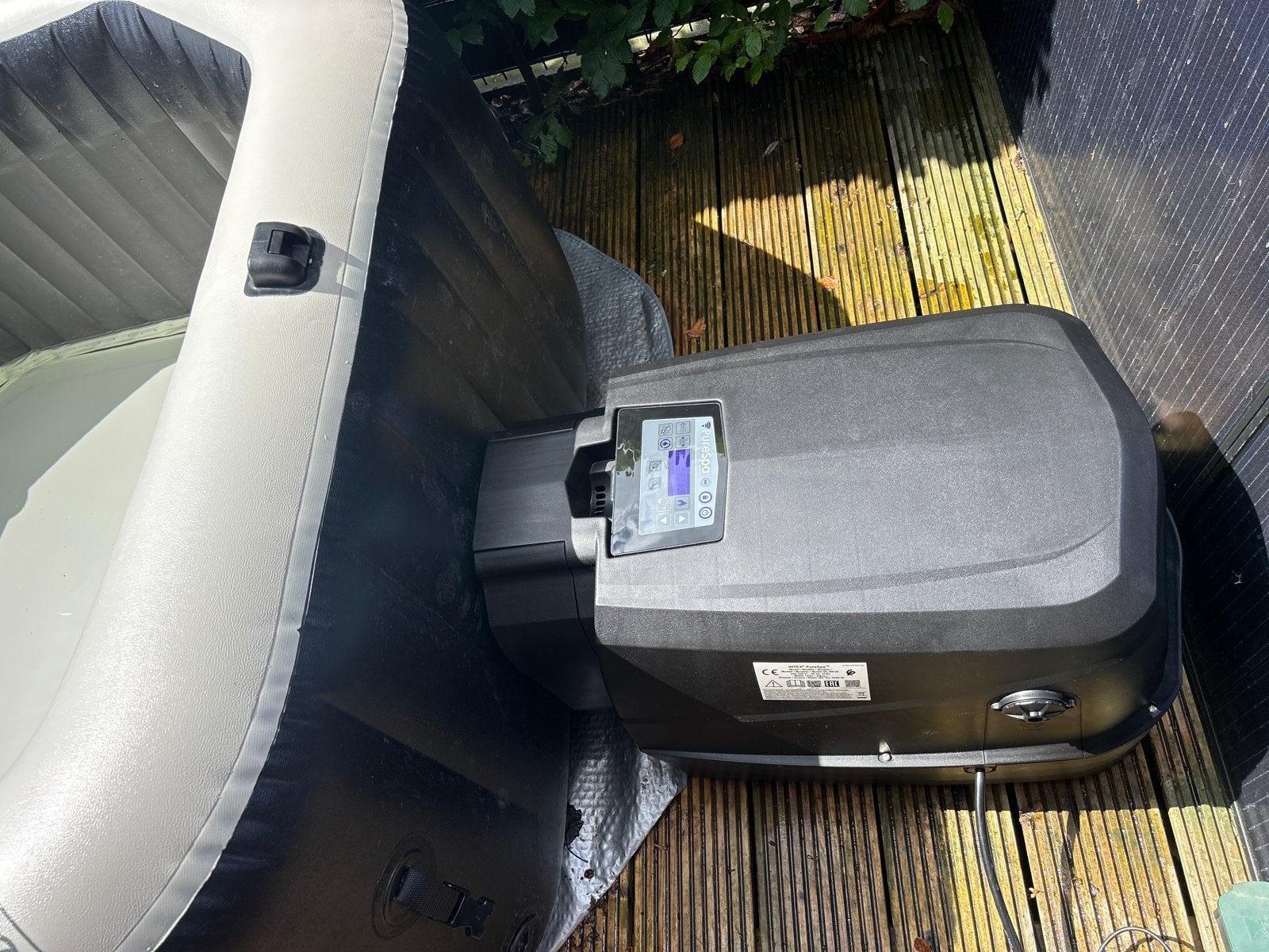 INTEX Pure SPA Jets en Bubble 2025 verwarming defect!, Ophalen, Gebruikt, Pomp, Opblaasbaar